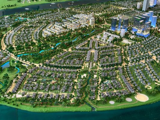 mat bang phoi canh du an sun bac ninh